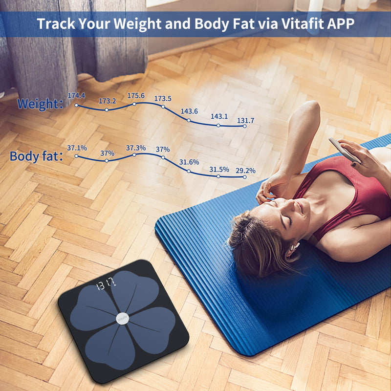 [Australia] - Vitafit Smart Body Fat Scale with app and Kitchen Scale 33lb 