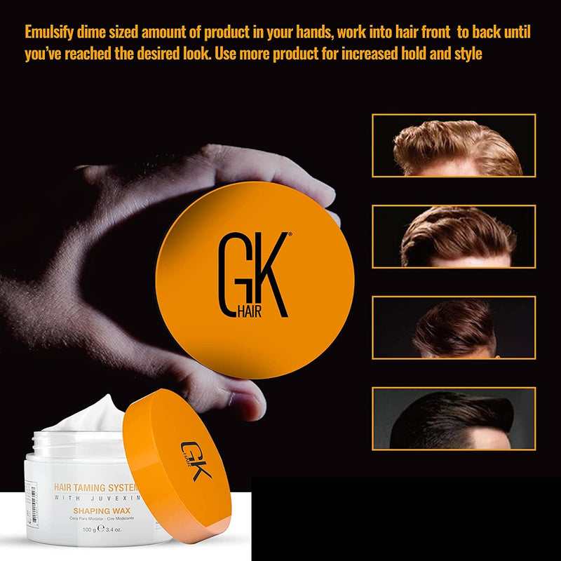 [Australia] - Global Keratin GK Hair Shaping Wax 100ml Matt Hold Fibre Hair Medium Hold By GKhair 