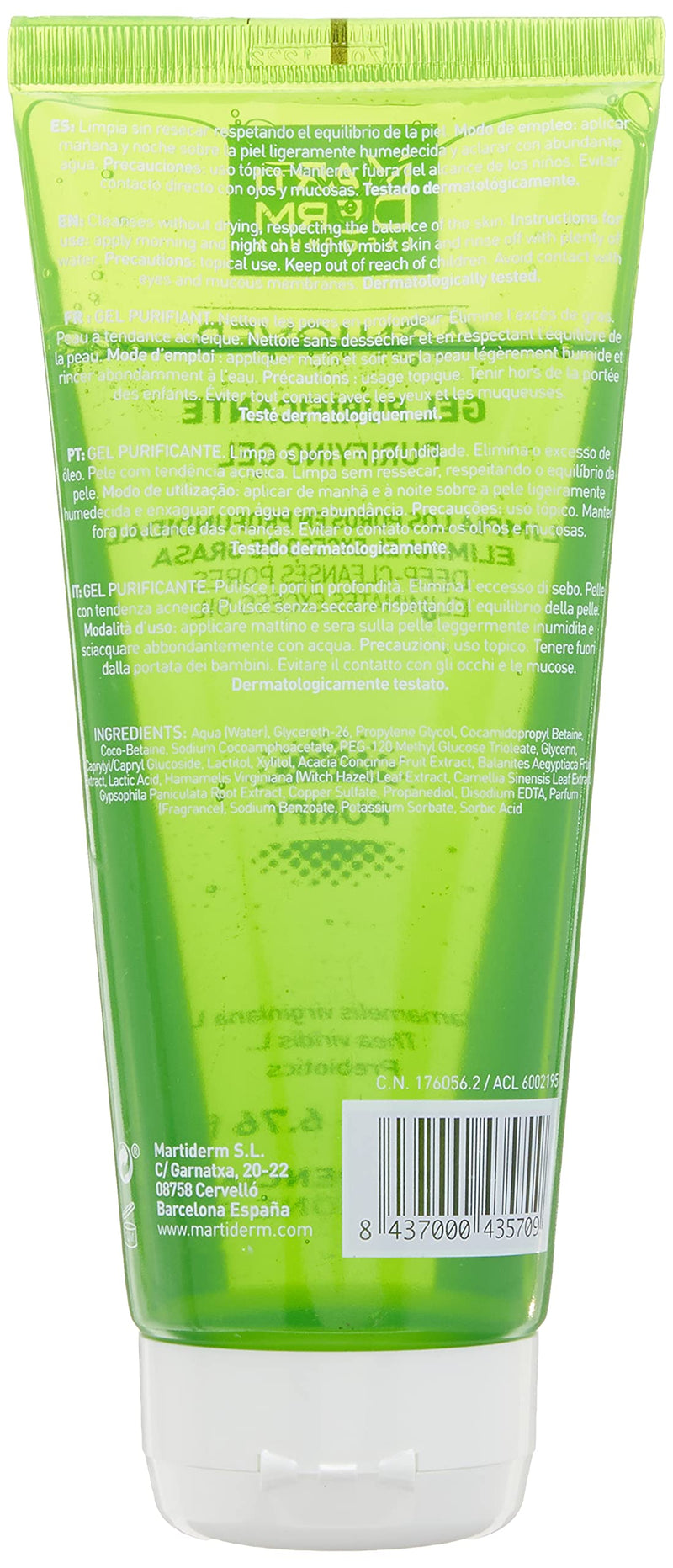 [Australia] - Martiderm Face Cleansing Gel 200 ml 