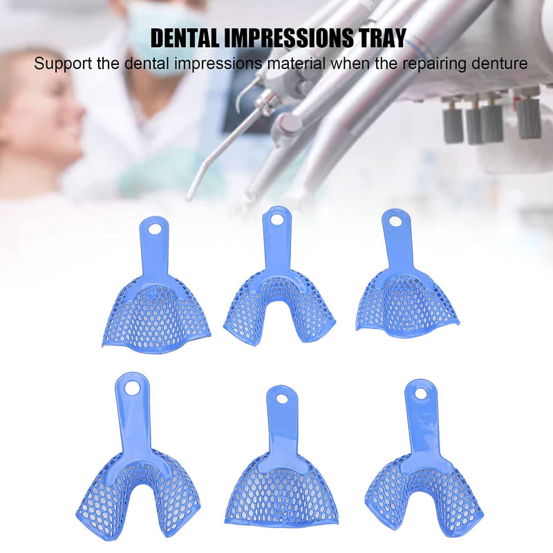 [Australia] - Dental Impression Trays Upper and Lower Reusable Trays for Dental Imprints Tooth Holder Tray Dental Dentist Tool Supply Accessories 