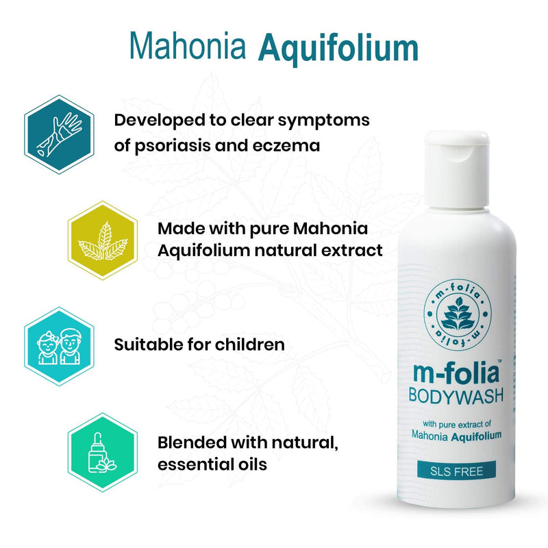 [Australia] - M-FOLIA Psoriasis Body Wash. Gentle and Safe Formulation of Therapeutic Body Wash to Help with The Symptoms of Psoriasis, Eczema and Related Dry Skin Conditions 