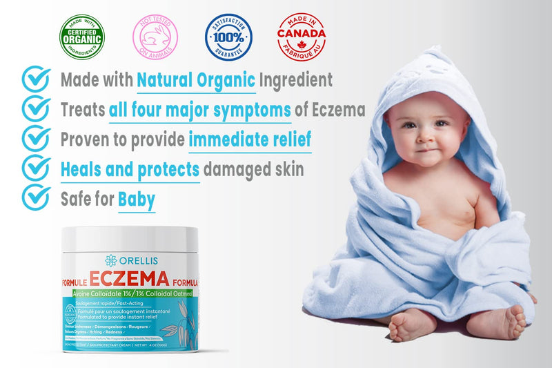 [Australia] - Orellis Natural Eczema Care with Colloidal Oatmeal, Calendula, Propolis and other plant extracts 
