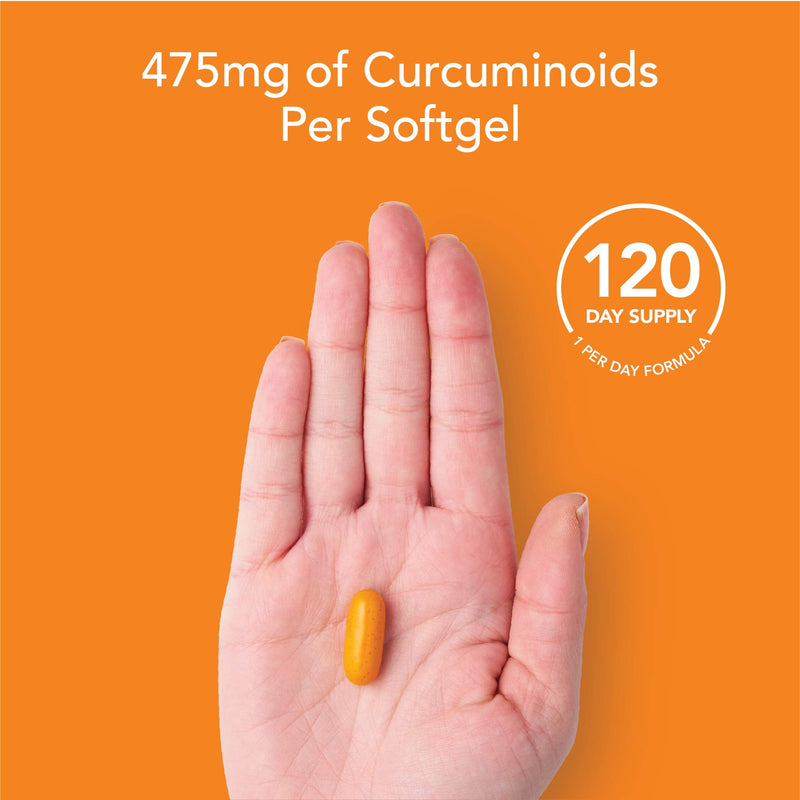 [Australia] - Turmeric Curcumin C3 Complex 500mg, Enhanced with Black Pepper & Organic Coconut Oil for Better Absorption; Non-GMO & Gluten Free - 120 Count 120 Count (Pack of 1) Softgels 