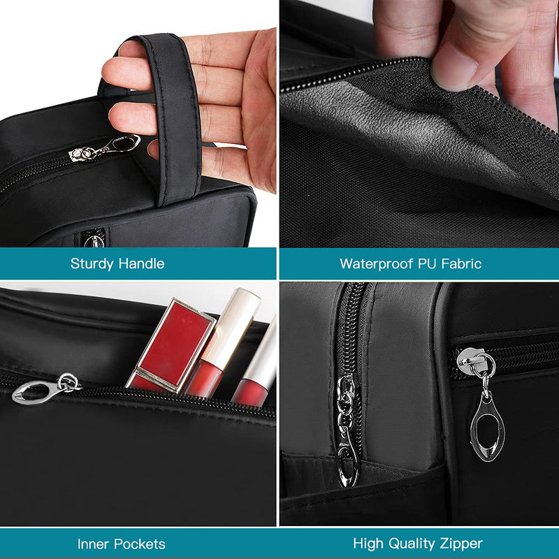 [Australia] - Toiletry Bag for Men Travel Wash Bag Shaving Bag Waterproof Bathroom Gym Make Up Bag for Men & Women 