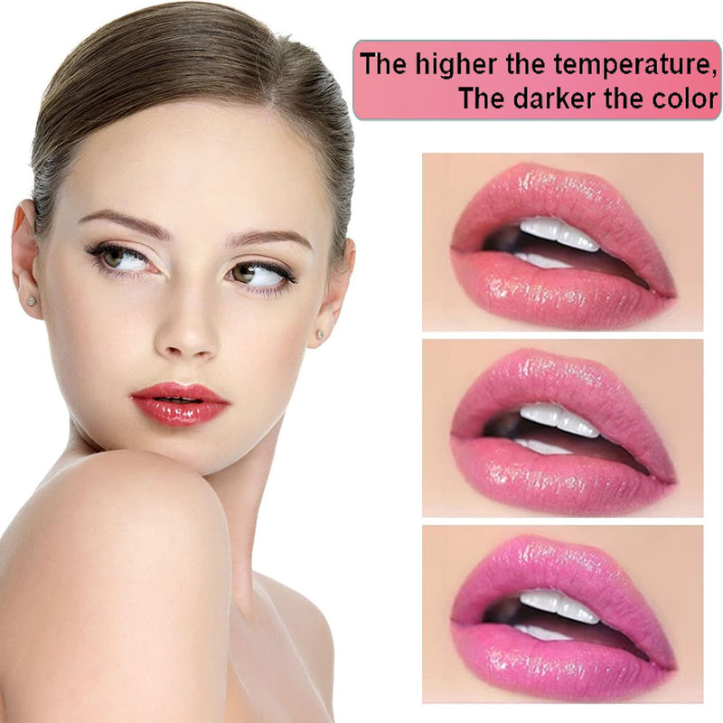 [Australia] - 2PCS Aloe Vera Lipstick,Lip Balm,Magic Temperature Color Changing Lip Stick,Long Lasting Moisturizing Lip Makeup for Women Girls 