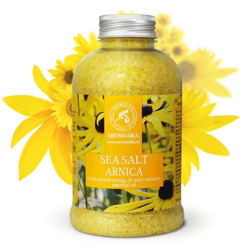 [Australia] - Sea Salt Arnica w/ Natural Essential Oils Orange & Rosemary 600g - Bath Sea Salts - Best for Bath - Good Sleep - Relaxing - Body Care - Beauty 