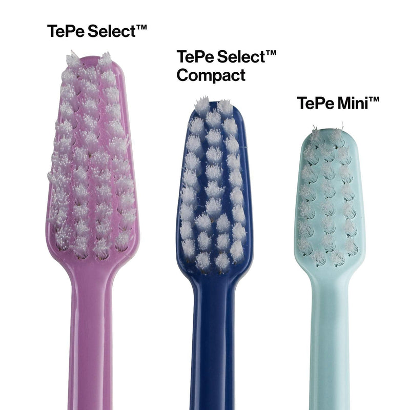 [Australia] - TePe Select Compact Medium Toothbrush / Small, user-friendly brush / 1 x Select Compact Medium brush 1x1 
