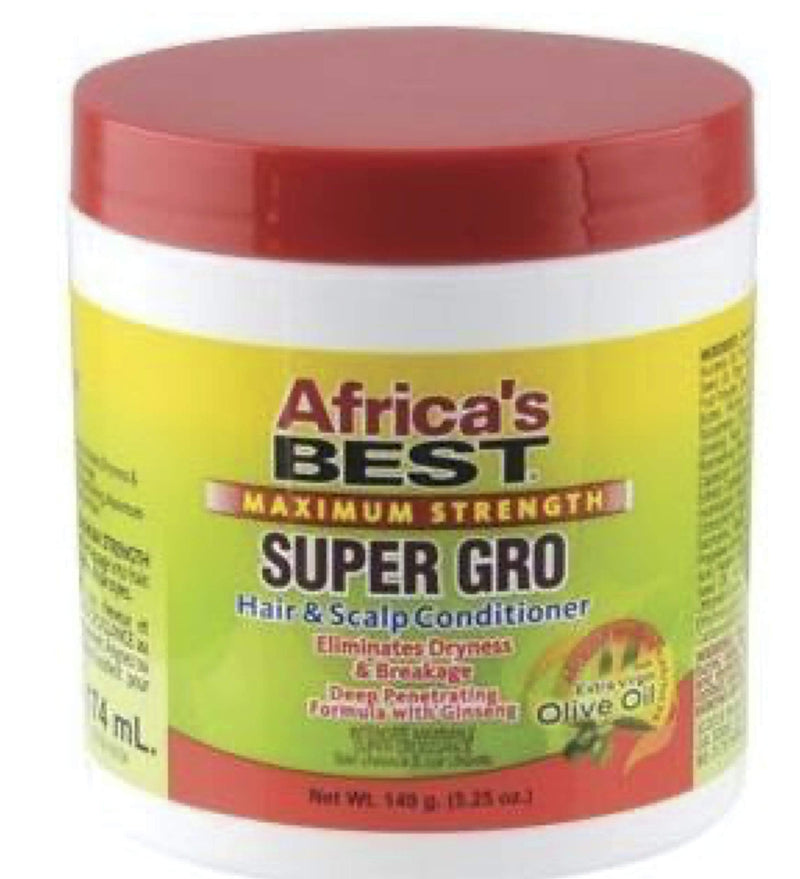 [Australia] - Africa's Best Super-Gro Hair & Scalp Conditioner, Triple Repair Oil Moisturizing Cream and Cantu Leave-In Conditioning Repair Cream (Set of 3) 