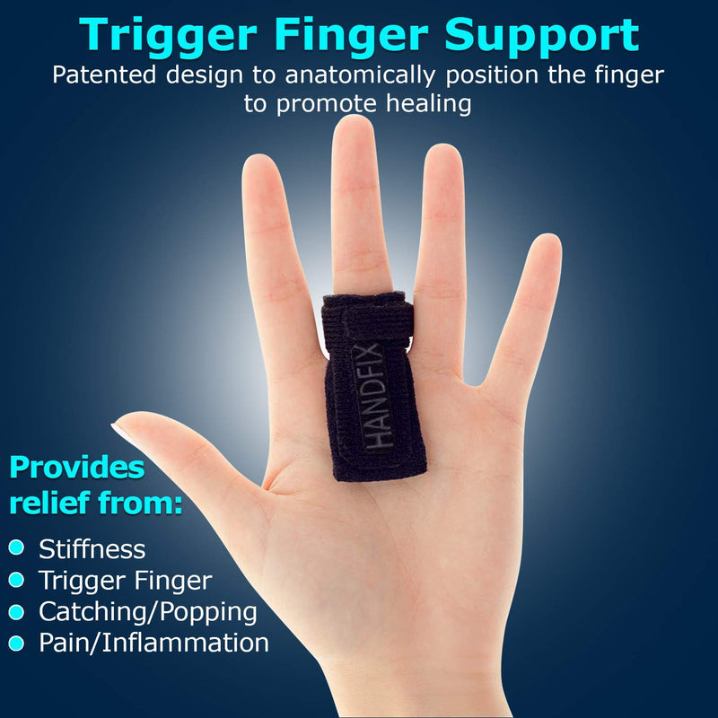 [Australia] - HandFix - The Original One & Only Patented Trigger Finger Splint, Adjustable Support, Finger Brace for Trigger Finger, Tendonitis, Stiffness, Pain Relief-Left Or Right Hand-One Size Fits Most 