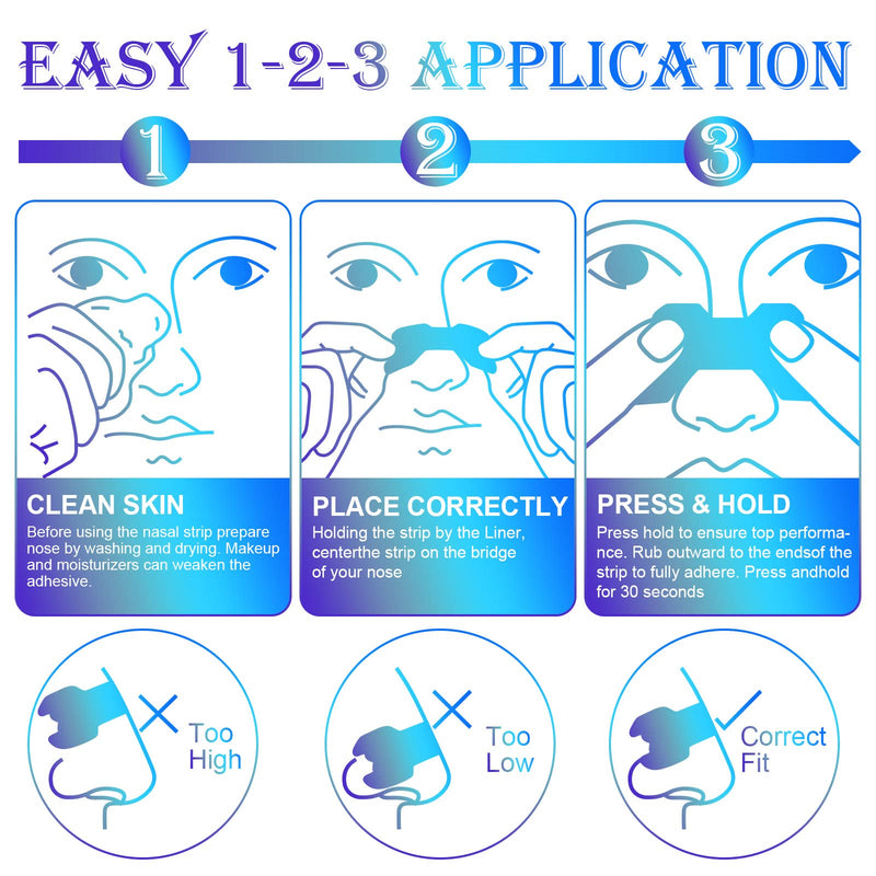 [Australia] - 80 Pieces Nasal Strips (66x19mm), Drug-Free Extra Strength Nose Strips for Breathing, Instantly Relieves Nasal Congestion, Helps Reduce Snoring, Improves Sleep, Clinically Proven 80 Pieces 