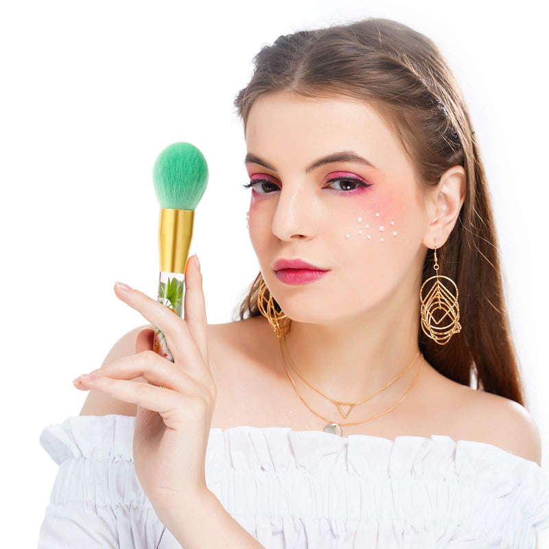 [Australia] - Tropical Makeup Brushes Docolor 14 Pieces Professional Makeup Brushes Set Premium Synthetic Kabuki Foundation Blending Contour Face Powder Mineral Eyeshadow Make Up Brushes Set 