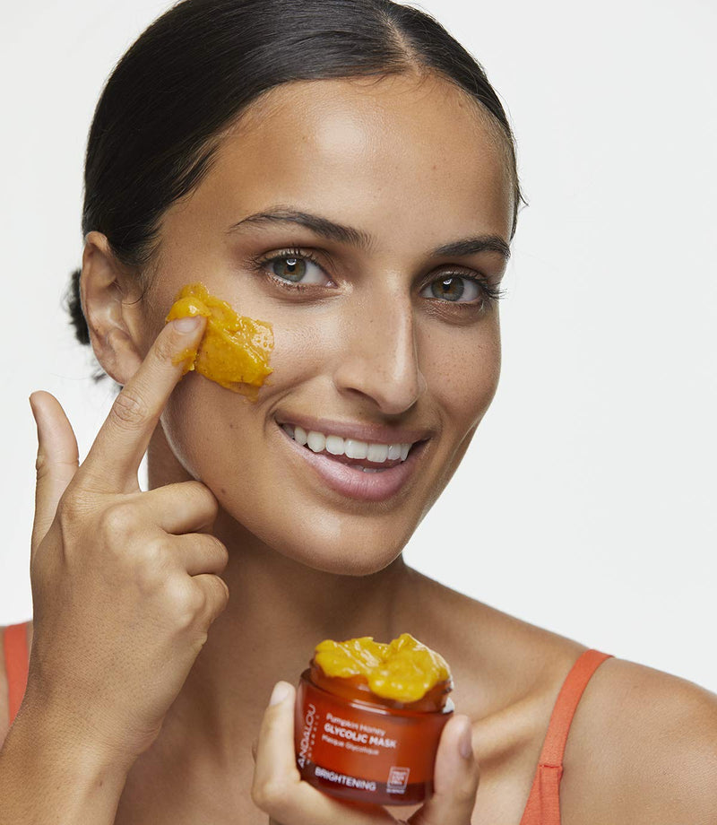 [Australia] - Andalou Naturals Brightening Mask, Pumpkin Honey Glycolic, 1.7 Ounce Pumpkin Honey Glycolic Exfoliating Mask 