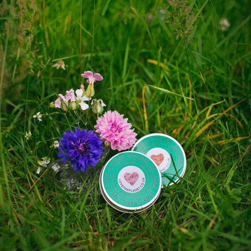 [Australia] - Love the Planet Vegan Mineral Blusher Shade Peach in Refillable Tin 