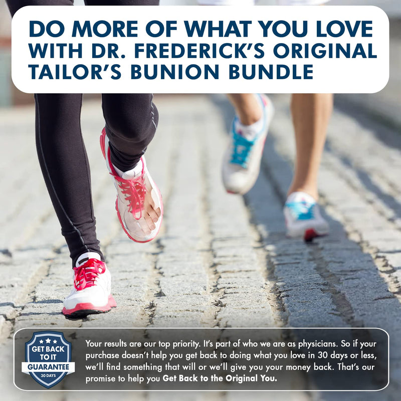 [Australia] - Dr. Frederick's Original Tailor's Bunion Pain Relief Bundle - 6 Bunion Shields with Spacers - Plus 6 Soft Gel Bunionette Pads - Protector - Wear with Shoes 