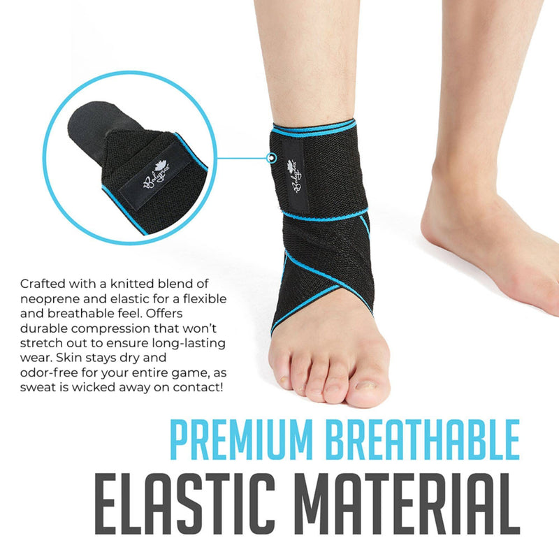 [Australia] - Ankle Support Brace, Adjustable Compression Ankle Braces for Sports Protection, One Size Fits Most for Men & Women 1 