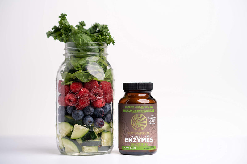 [Australia] - Digestive Enzymes Probiotic | Plant Based & Vegan with Spore Based Probiotic Essential Supplements to Support Optimal Health for Men & Women Digestive Enzyme Supplements | Enzorb by Sunwarrior 