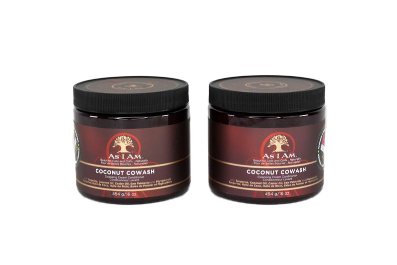 [Australia] - AS I AM Coconut Cowash 16oz (Pack of 2 - Set of 2) Conditioner 
