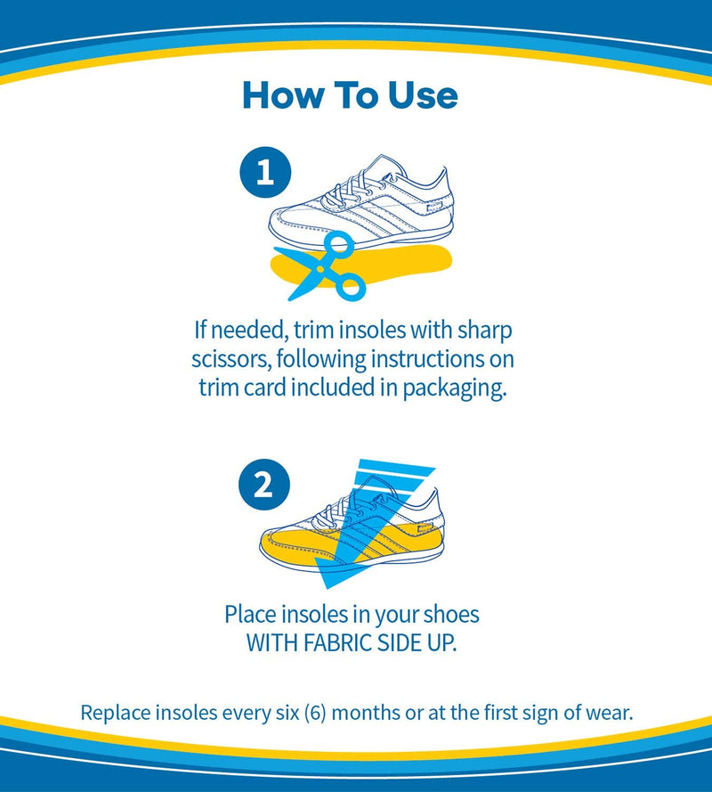 [Australia] - Dr. Scholl’s Comfort Double Air-Pillo Insoles, Men’s Size 7-13, Women’s Size 5-10 , 1 Pair Double Air Pillo 