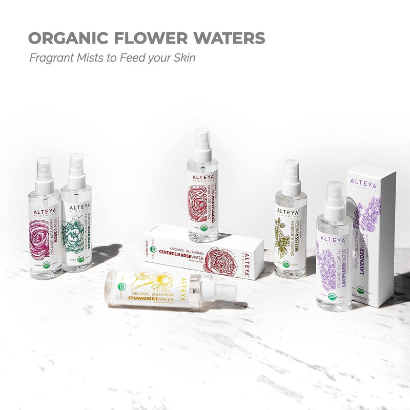 [Australia] - Alteya Organic Rose Water Spray 100ml - 100% USDA Certified Organic Authentic Pure Natural Rosa Damascena Flower Water Steam-Distilled and Sold Directly by the Rose Grower Alteya Organics 
