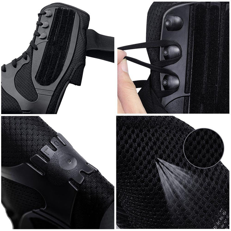 [Australia] - Kuangmi Ankle Brace Stabilizers Adjustable Ankle Support for Sports Protect, Sprained Ankle, Ligament Damage, Injury Recovery (Small) S 