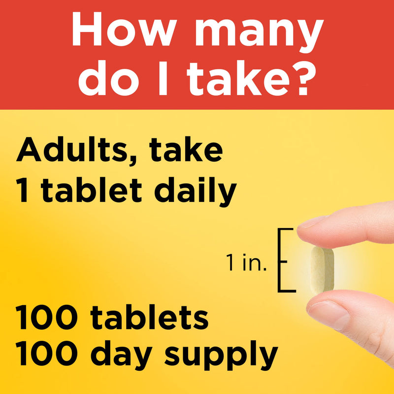 [Australia] - Nature Made Vitamin C 1000 mg, 100 Tablets, Helps Support the Immune System 100 Count (Pack of 1) 