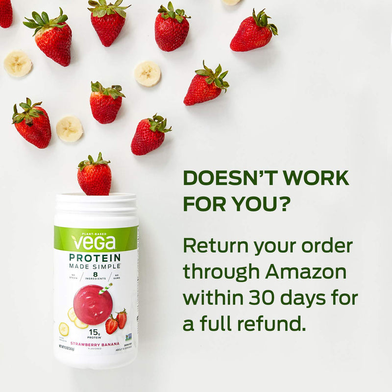 [Australia] - Vega Protein Made Simple, Dark Chocolate, Stevia Free Vegan Plant Based Protein Powder, Healthy, Gluten Free, Pea Protein for Women and Men, 9.6 Ounces (10 Servings) 10 Servings (Pack of 1) 