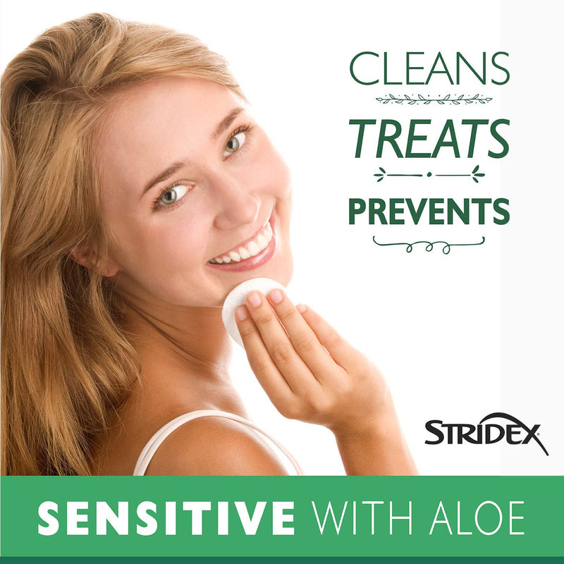 [Australia] - Stridex Medicated Pads, Sensitive, 55 Count 55 Count (Pack of 1) 