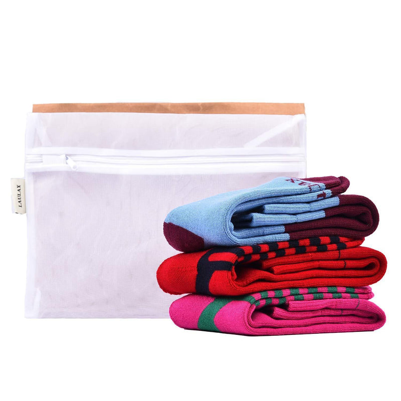 [Australia] - Laulax 3 Pairs Ladies Winter Thermal Long Hose Cashmere-Like Ski Socks, Size UK 3 - 7 / Europe 36 - 40, Gift Set, Red, Pink, Blue 