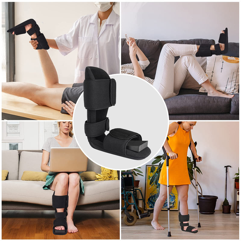 [Australia] - OneBrace Plantar Fasciitis Night Splint - 90 Degree Foot Support Boot - Soft Leg Brace Support，Suitable for Men & Women to Relieve Soreness in The Right or Left foot（Large） Large（Pack of 1） 
