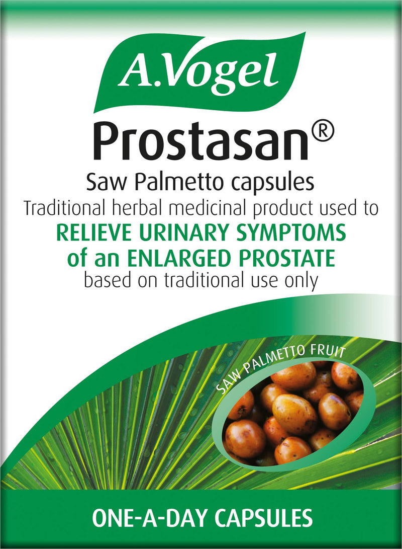 [Australia] - A.Vogel Prostasan® Saw Palmetto Capsules | Relieve Urinary Discomfort in Men with BPH | Frequent Urination | Weak flow | 1 Months Supply | 30 capsules 30 Count (Pack of 1) 