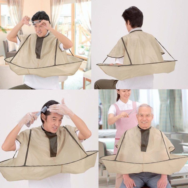 [Australia] - SUNTRADE Barber Cloak,Hair Cutting Cloak Umbrella Cape Salon Barber Hairdressing Gown for Adult 