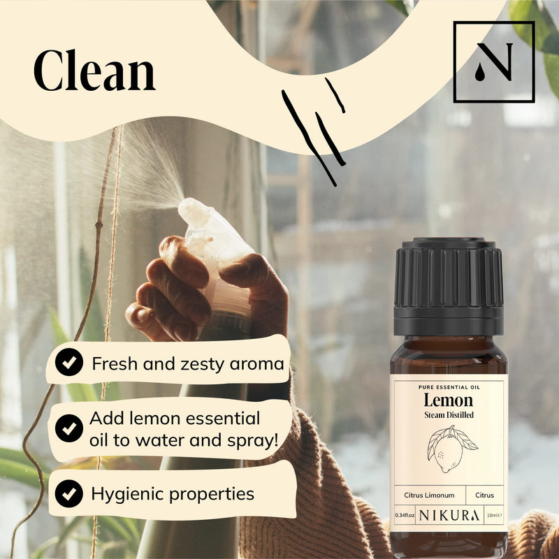 [Australia] - Nikura Citrus Selection Essential Oil Set - 5 x 10ml- 100% Pure Aromatherapy Oils - Bergamot Oil, Lemon Oil, Lime Oil, Tangerine Oil, Sweet Orange Oil 