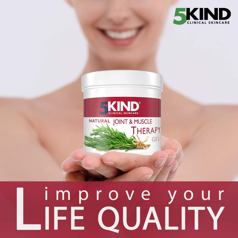 [Australia] - 5kind clinical skincare Natural Joint and Muscle Therapy Gel with Natural Extracts to Soothe and Calm, 300 ml 