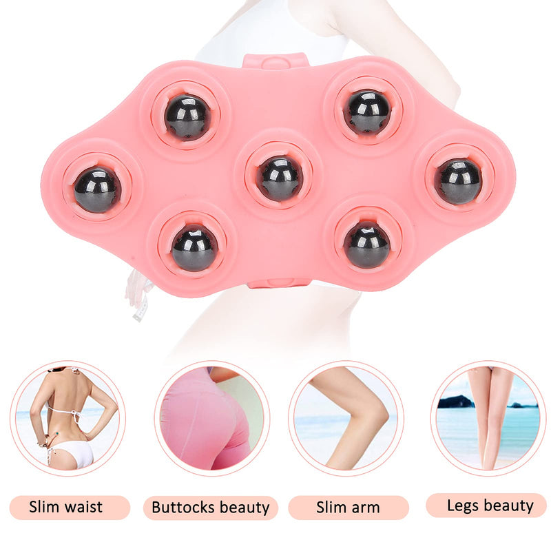 [Australia] - Portable Roller Ball Massage, Glove Muscle Relax Slimming Magnetic Bead Body Massager, Hand Held Massager for Muscle Back Neck Joint Foot Shoulder Leg Pain Relief 