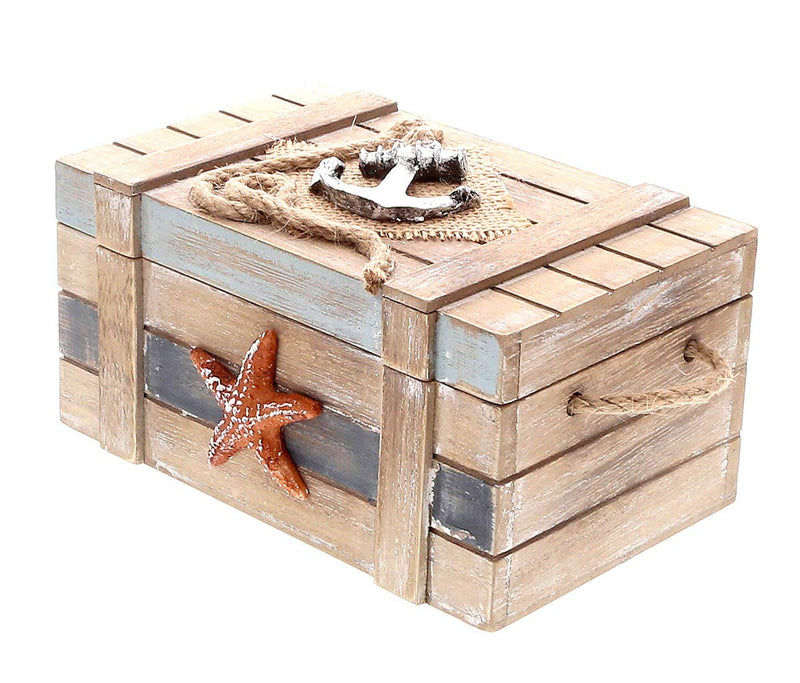 [Australia] - CoTa Global Neptune Jewelry Box - 6 x 4 x 3 inch - Nautical Decor - Item #9004 