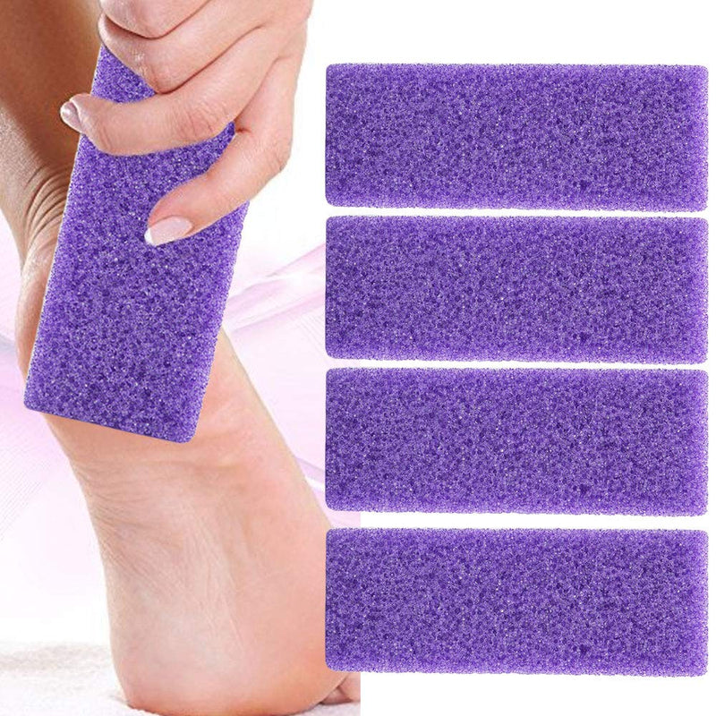 [Australia] - Pumice Stone for Feet, Hands and Body, Foot Pumice Stone for Feet Hard Skin Callus Remover and Scrubber, Foot File Exfoliation to Remove Dead Skin (Pack of 4) 