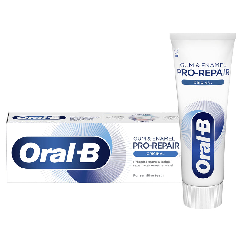 [Australia] - Oral-B Gum & Enamel Pro-Repair Toothpaste, 75 ml, Protection for Sensitive Teeth, Revitalises Gums, Original Gum & Enamel Original 1 x 75 ml 