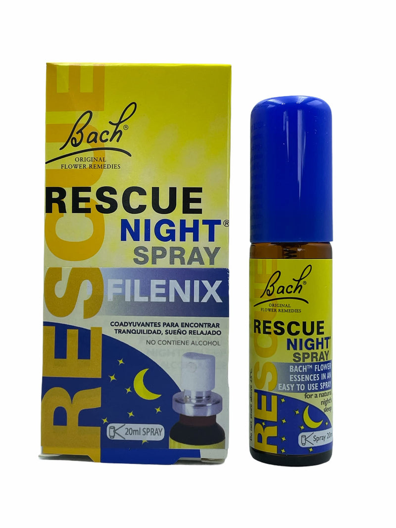 [Australia] - Nelson's Rescue Remedy Night Spray, Flower Essences, Natural Sleep Aid to Refresh & Recharge, Ready for The Day Ahead - 20ml Spray Bottle (Pack of 2) 