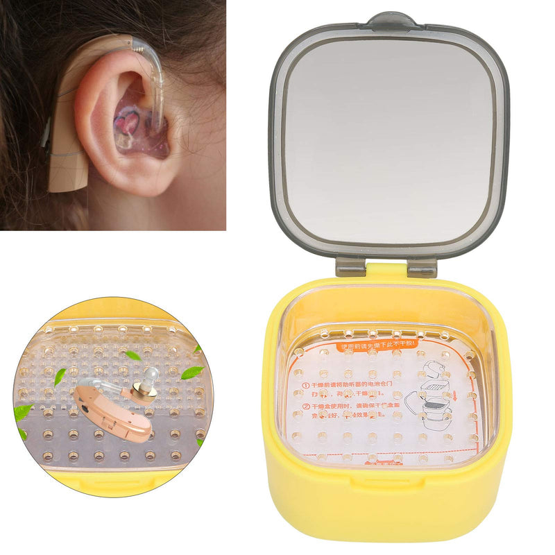 [Australia] - Hearing Aid Dehumidifier Portable Hearing Aid Hearing Amplifier Drying Box Set Hearing Aid Case Portable Hearing Aid Box for Drying Hearing Aids 