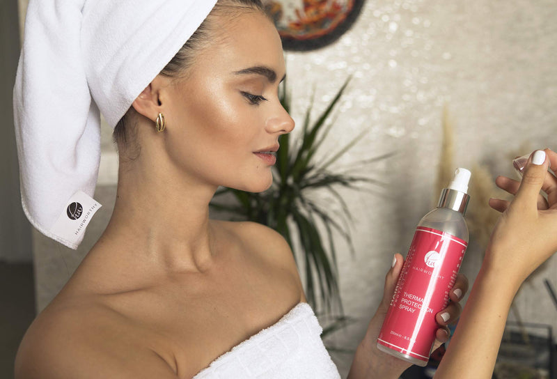 [Australia] - Hairworthy Hairembrace Heat Protection Spray for Thermal Styling. Restore Shine to your Hair, Anti-Frizz, Protect & Style. 