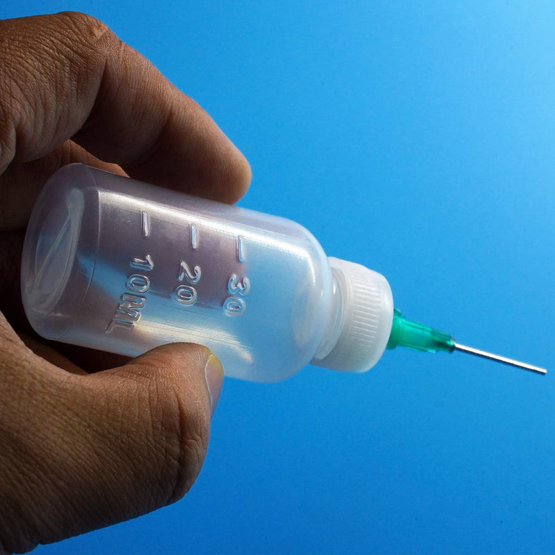 [Australia] - Dispensers Applicator Kit - Syringes,Plastic Squeeze Bottles and Needle Tips,Works for Precisely Delivery Grease,Oil Dispensing,Liquid Glue and Ink 