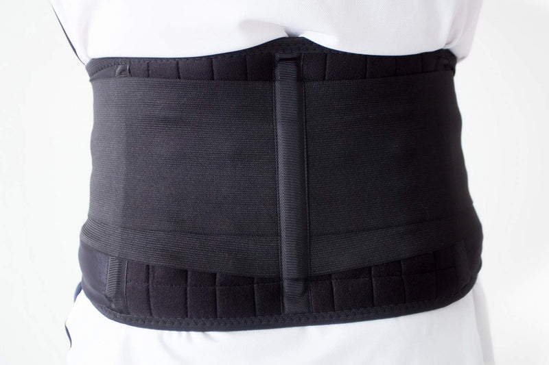 [Australia] - Back Brace by NMT ~ Lumbar Support Black Belt ~ Posture Corrector ~ Pain Relief from Arthritis, Sciatica, Scoliosis, Backache, Slipped Disc, Hernia, Spinal Stenosis ~ Injury Prevention ~ 4 Adjustable Sizes -'XXL' Fits Waist 45-50" (115-127cm) 2X-Large 