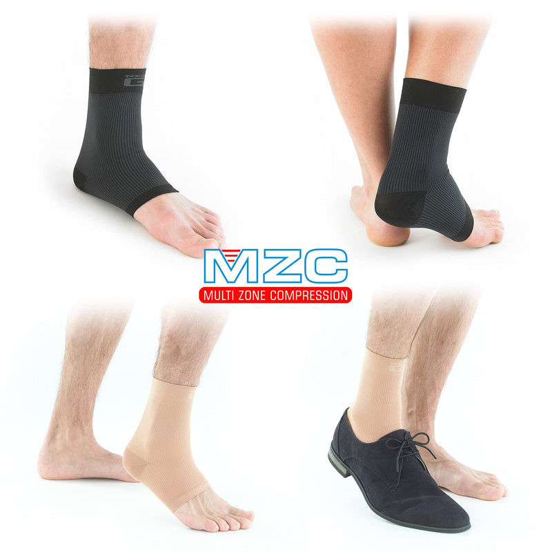 [Australia] - Neo G Ankle Support - For Arthritis, Joint Pain, Sprains, Strains, Ankle Injury, Recovery, Rehab, Sports, Basketball - Multi Zone Compression Sleeve - Airflow - Class 1 Medical Device - Large - Black Large: 23 - 28 cm 