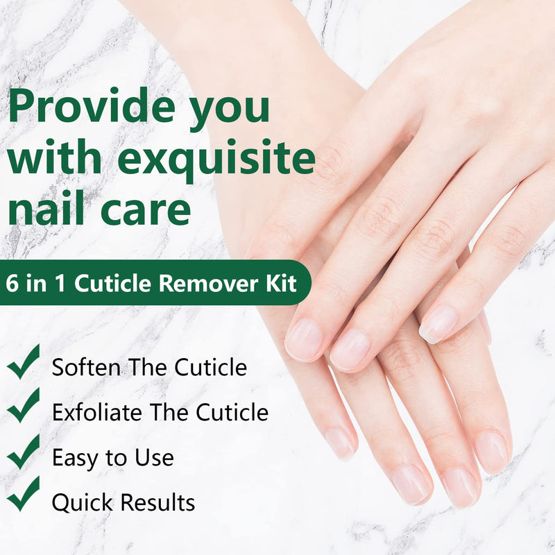 [Australia] - XIFEPFR Cuticle Remover Kit - Cuticle Remover Cream & Cuticle Oil Pen for Soften Moisturize, Cuticle Trimmer, Cuticle Nipper, Cuticle Pusher and Nail Cotton Pads for Professional Manicure 