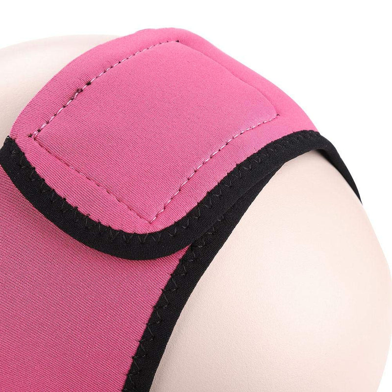 [Australia] - Facial Slimming Strap,Double Chin Reducer Slimming Bandages Facial Pain-Free Facial Chin Slimmer Belt Weight Loss Face Belts(Rose Red) Rose Red 