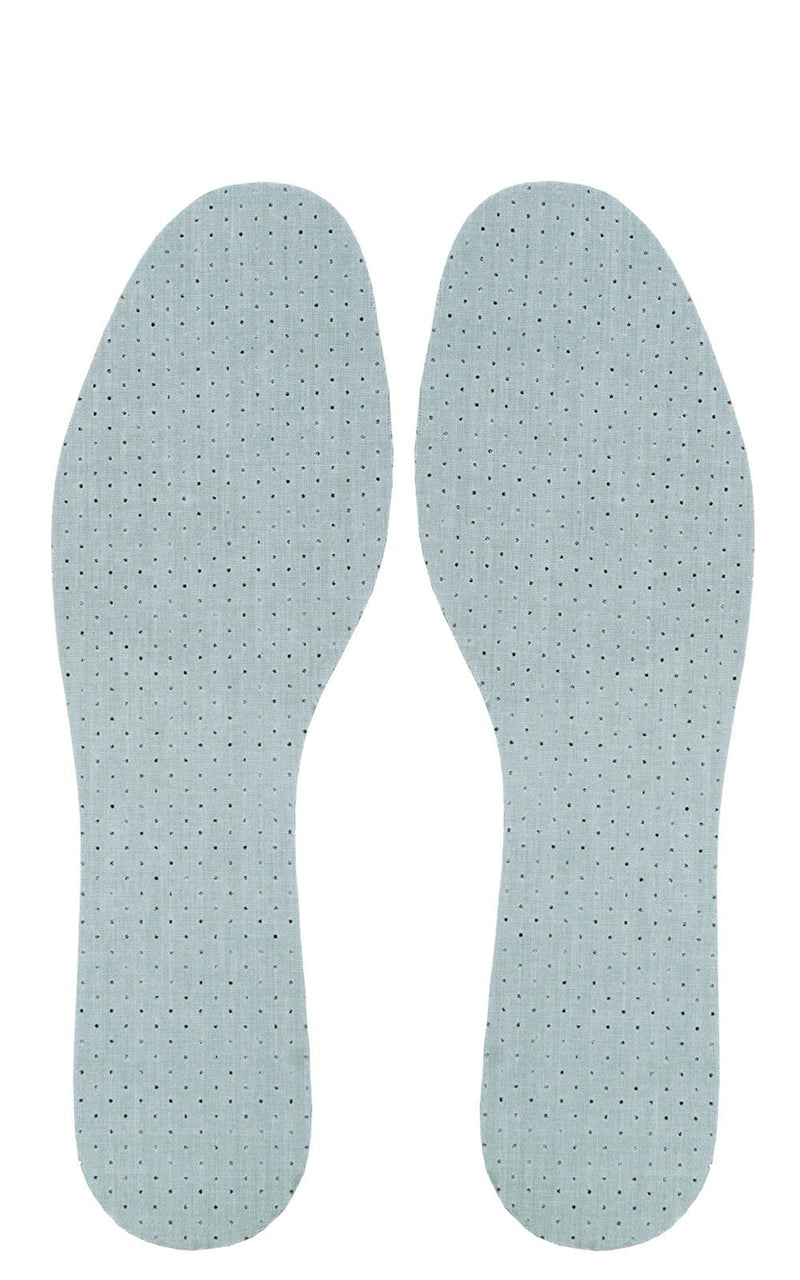 [Australia] - Kaps Soft Latex Adult Unisex Cut to Size Cut to Fit Foam Shoe Insoles Inserts, Comfortable Perforated Latex and Cotton Prevent Odour and Absorb Moisture 