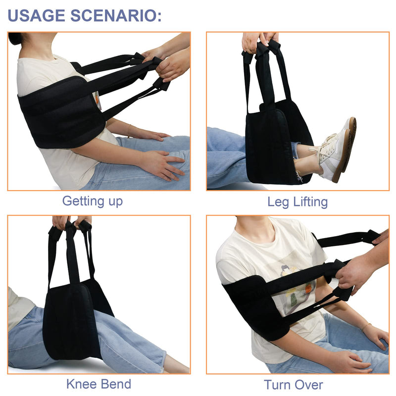 [Australia] - 31.5Inch Padded Bed Transfer Belts Nursing Transfer Sling、Elderly Transfer Helper, Care Safety Mobility Aids Equipment ，for Patient Care 