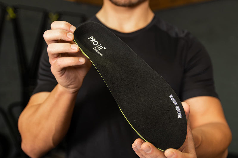 [Australia] - PRO 11 WELLBEING Plantar Series Orthotic Insoles Full Length with Arch Supports, Metatarsal and Heel Cushion for Plantar Fasciitis Treatment 5/6.5 UK 