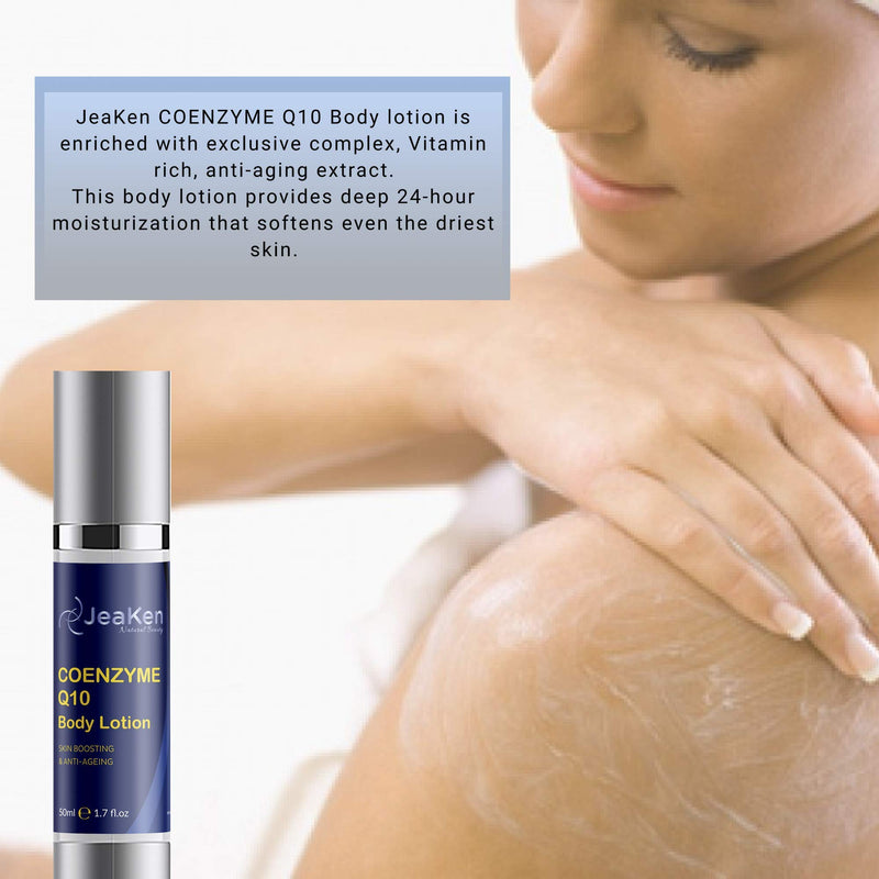 [Australia] - COENZYME Q10 NATURAL BODY LOTION - Anti-Ageing Firming Body Lotion to Keep Wrinkles and Fine Lines at Bay - Vegan Body Lotion Women and Mens Body Lotion for Very Dry Skin- 50ml Hydrating Lotion Bottle 