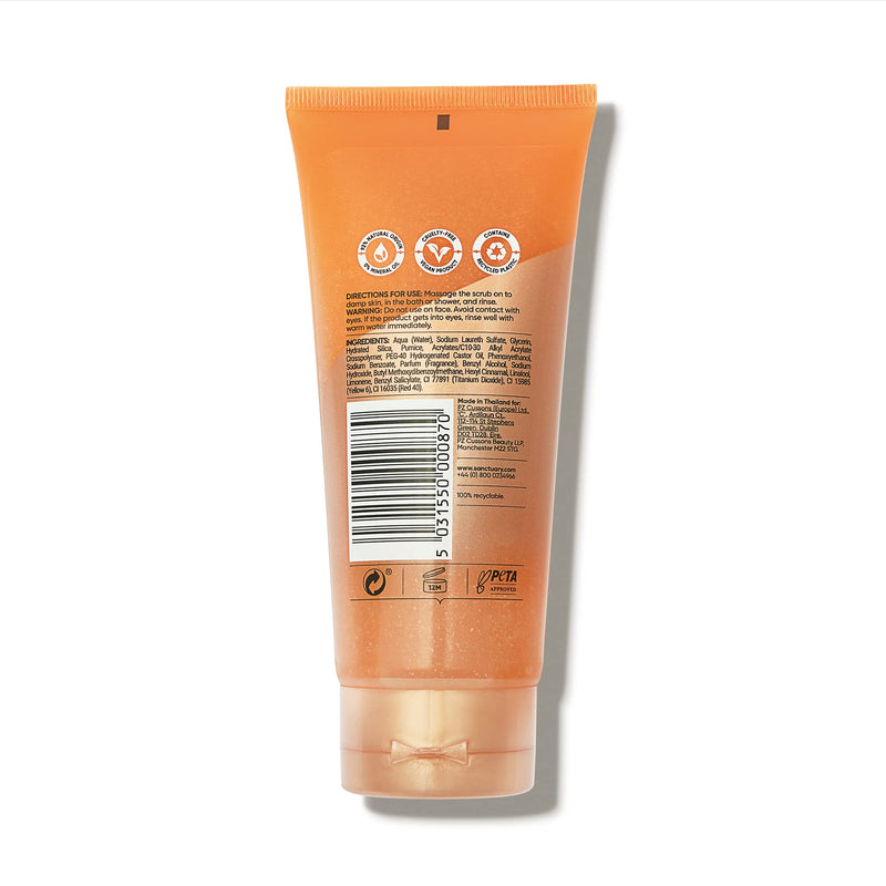 [Australia] - Sanctuary Spa Exfoliating Body Scrub, No Mineral Oil, Cruelty Free and Vegan Body Exfoliator, 200 ml New Version 